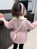 Girls' 2025 Fleece-lined Winter Coat: New Thickened Cotton Jacket for Autumn & Winter
