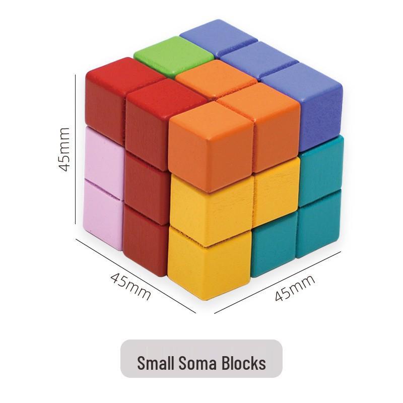 Educational 54-Piece Luban Lock Building Blocks for Stress Relief and Fun