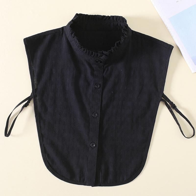 

Поддельный воротник женский воротник жаккард черный поддельный воротник грибковая кромка поддельный воротник поддельный воротник стойка воротник из хлопкового кружева B680