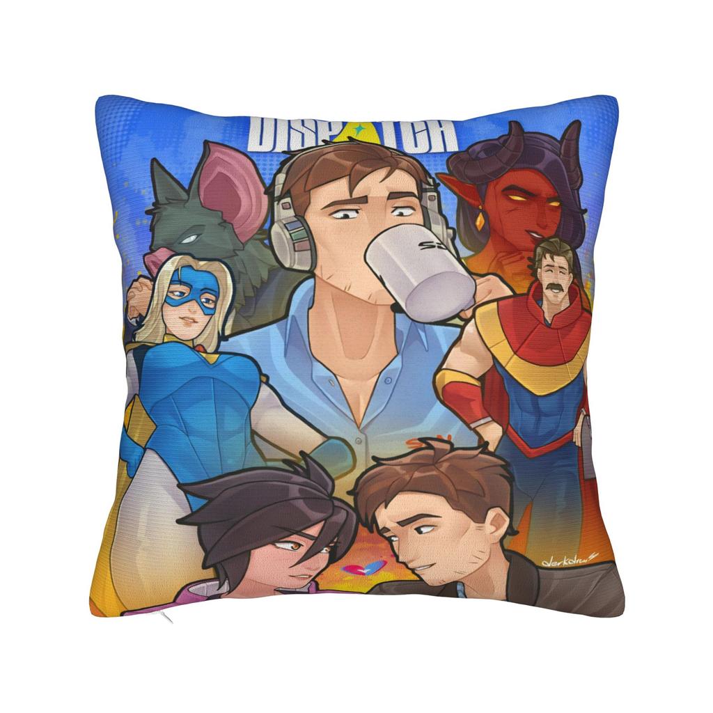 Federa Malefica Dispatch Poliestere Copricuscino Regalo Supereroe Gioco Custodia Cuscino Arredo Casa Quadrato 18'