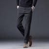 New Autumn Men's Slim Fit Straight Leg Casual Pants Wrinkle Resistant Business Elastic Versatile High-End Outer Wear Trousers