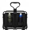 Large Foldable Beach Travel Cart with Trailer 120L