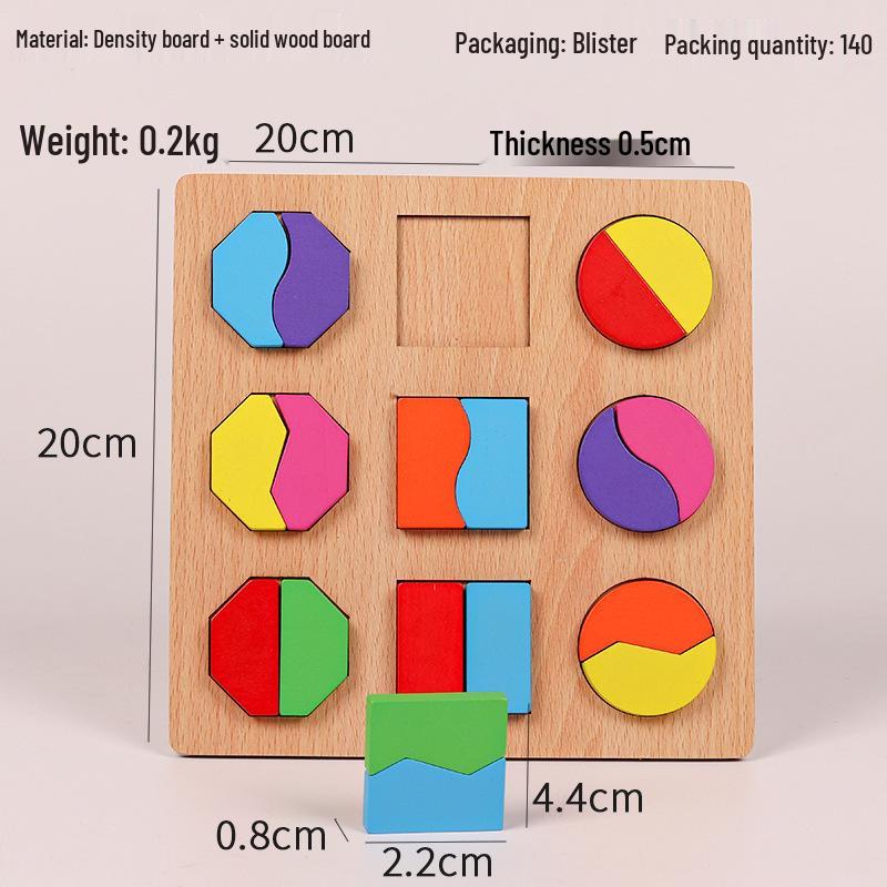 Number & Letter Recognition Puzzle Board for Toddlers - Wooden Educational Toy for Early Learning