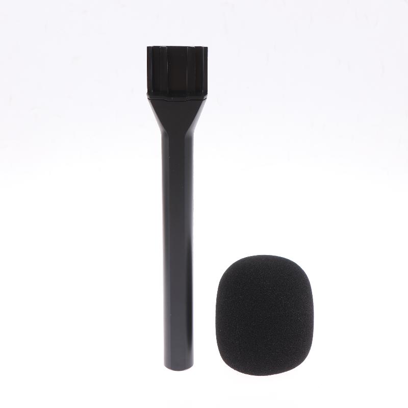 Wireless Handheld Interview Microphone Adapter With Windshield Foam For Rode Wireless Go Ii For Dji Mic 1 2
