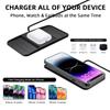 15W Fast Wireless Charging Pad Non-Slip Rubber Mat for Car Storage Lightweight USB-Powered Charger Compatible with Phone