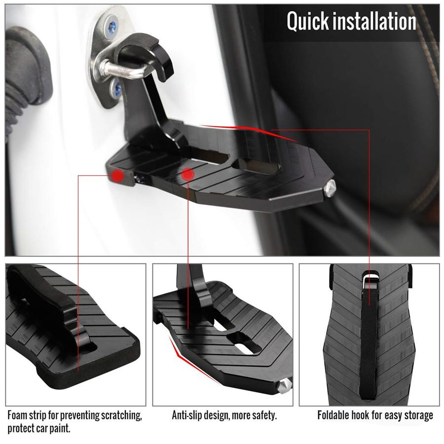 500 POUNDS CAPACITY FOR EASY ACCESS TO CAR ROOFTOP: Made from