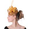 Hat Ladies European And American Party Hair Accessories Bridal Headwear Wedding Party Linen Top Hat