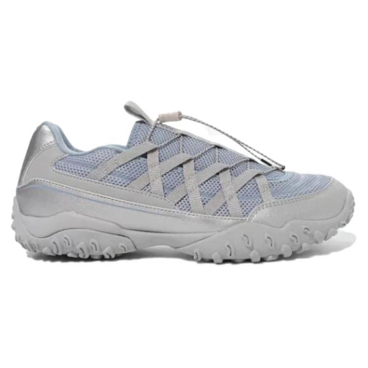 New FILA Cushioning Wear Resistant Low Top Running Shoes Unisex Gray Blue 1XM02347G_256