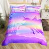 Unicorn Cute Bedding Set Single Twin Full Queen King Size Polyester Bedroom Duvet Cover Aldult Kids Comforter Quilt Cover Set
