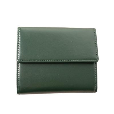 Bifold Wallet for Men and Made of Artificial with Bill Coin Simple Card Pockets Women, Leather, Compartment, Purse, Durable, Design, (Green)