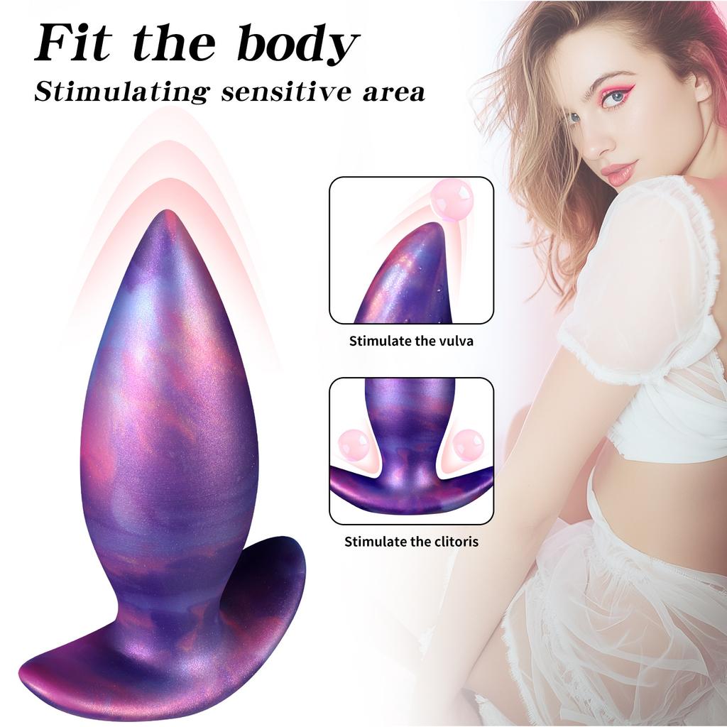 New Colorful Wearable Dildo With Bullet Shaped Anal Plug