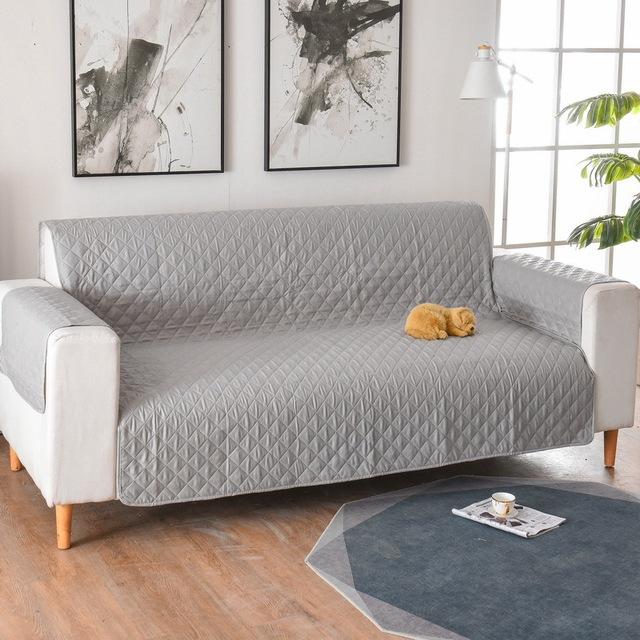 Universal Quilted Sofa Cover For Living Room Dust Resist Pet Sofa Cushion Funda Sofa Furniture Cases Durable Durable