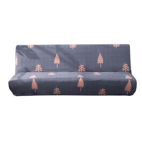 Couch Cover Smooth Easy To Install Printed Universal Armless Elastic Sofa Cover  Armless Sofa