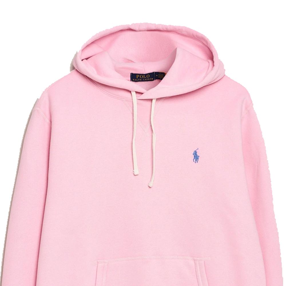 Felpa con cappuccio e logo Polo Ralph Lauren a maniche lunghe da uomo Rosa 710766778-101
