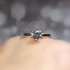 Diamond Ring For Woman Beautiful Simulated Moissanite Finger Ring  Noble Wedding Party Jewelry