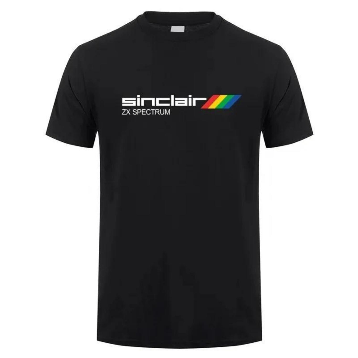 Футболка Sinclair ZX Spectrum Топы Летняя Мода Мужская Хлопок Короткий Рукав Мужская Футболка Sinclair ZX Spectrum Женская Уличная Одежда Футболка S