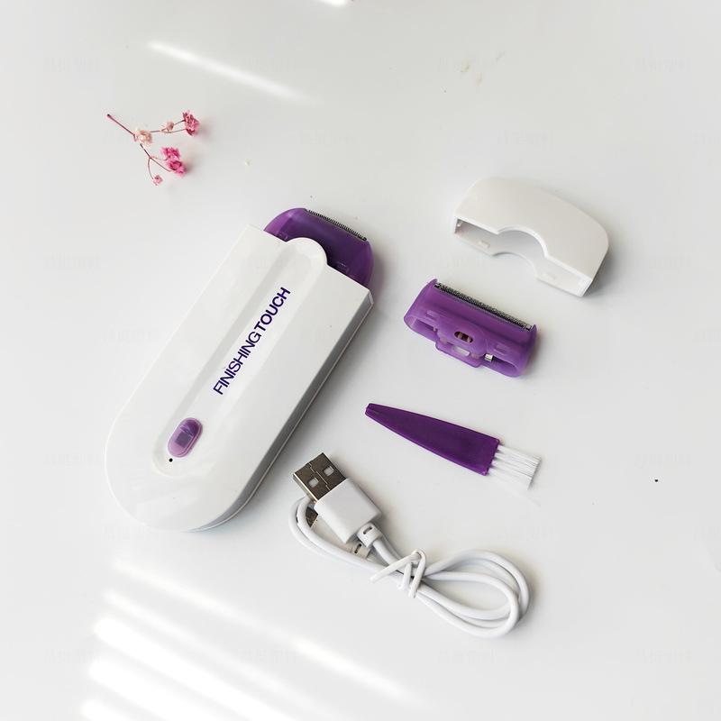 Electric Blue Light Induction Shaver for Ladies - Hair Removal Device