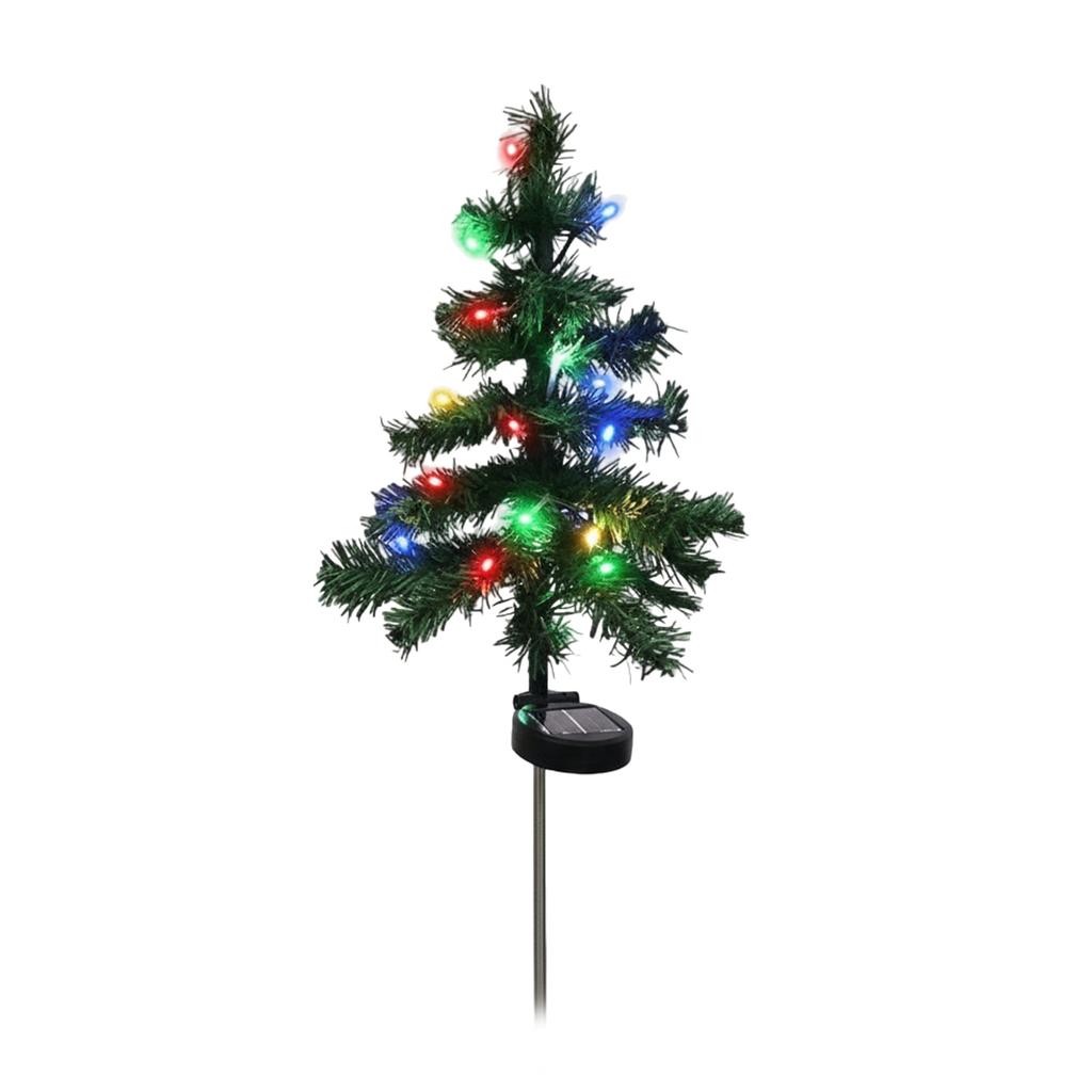 Solar Christmas Trees Lights IP44 Waterproof Lighting Modes Outdoor Christmas Tree for Yard Families Outdoor Decor