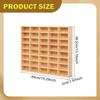Wooden Toy Car Display Shelf Cabinet Home Party Gift Storage Rack Organizer Case for Farmhouse