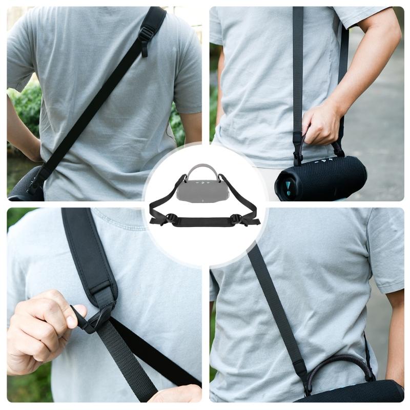 Adjustable Padded Shoulder Straps For Charge6 Portable Speakers Ergonomic Design Nylons Webbings Secure Attachment