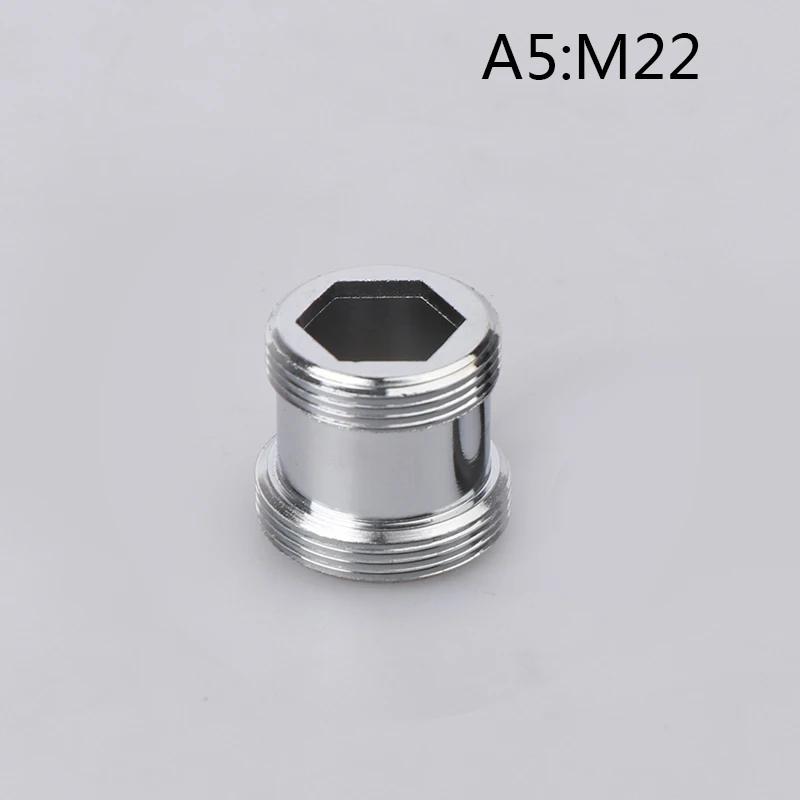 Kitchen Adapter M16 M18 M2Faucet 0 M21 M22 M24 Thread Transfer Thread Brass Connector Bathroom Faucet Spout Accessories