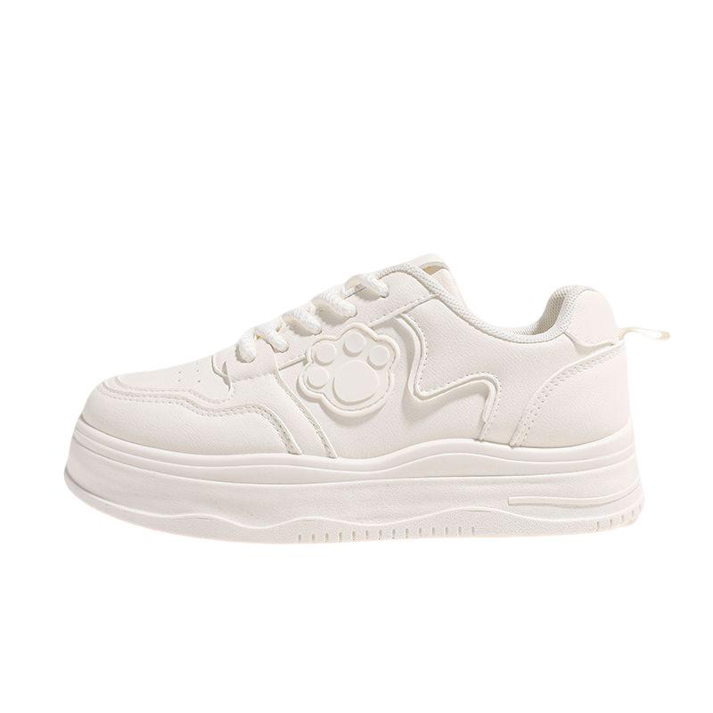 Super fire thick-soled heightening board shoes autumn and winter 22 new casual sports shoes