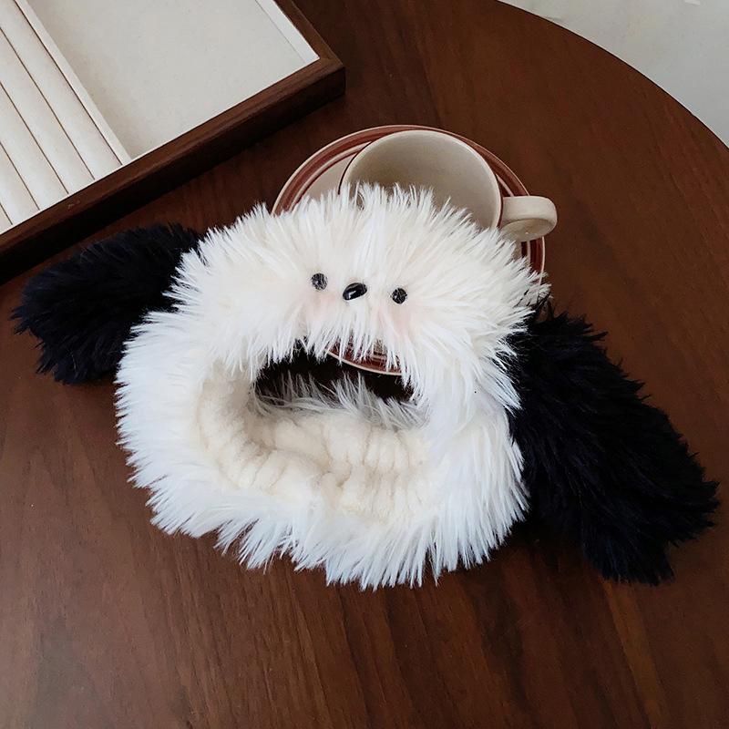 

Kawaii Blush Pochacco Hairband Милая повязка на голову для мытья лица Girly Heart Осень и зима Мягкие головные уборы Аксессуары для волос