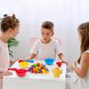 36/48/56pcs Counting Matching Game Toys with Rainbow Bowls -Color Sorting & Sensory Training Toys for Boys &Girls, Learning Gift