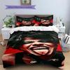 YUNGBLUD Pattern Bedding Quilt Set Quilt Cover Pillowcase Home Decoration Birthday Gift (1 * Duvet Cover + 2 * Pillowcase, Without Core)