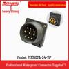 Heavy Duty 9-Pin US Standard Plug & Socket Connector MS3106A24-11S/MS3102A24-11P