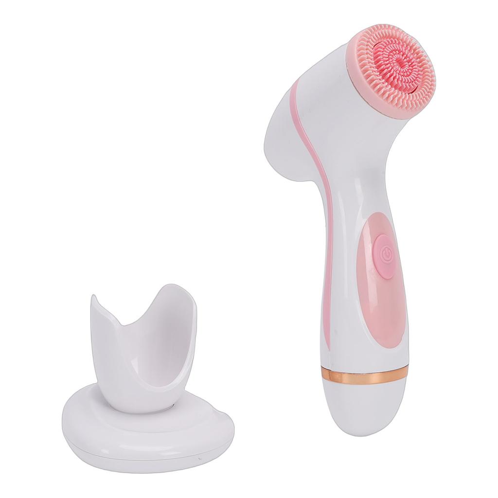 Facial Cleansing Brush Rechargeable IPX5 Water Proof Face Scrubber with 3 Heads for Deep Pore Cleaning Gentle