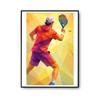 Poster - PLANETEE - Smash Padel - A4 (A3, A2) - Multicolor - Frameless