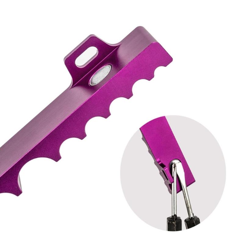 Aluminiumlegierungen Fahrradwerkbänke Schraubstöcke Klemmen Einsätze Halter Radsportteil Fahrräder Werkbänke Schraubstöcke Backenpolsterhalterung Reparaturklemme