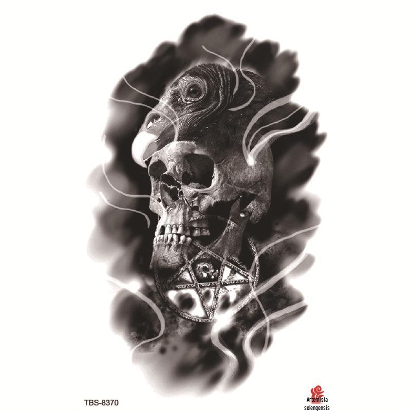 Set mic de tatuaje autocolante totem și simbol impermeabile pentru antebraț