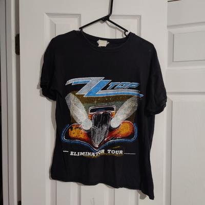 Vintage 1983 Zz Top Eliminator Rare T-shirt de Tournée Taille Xl