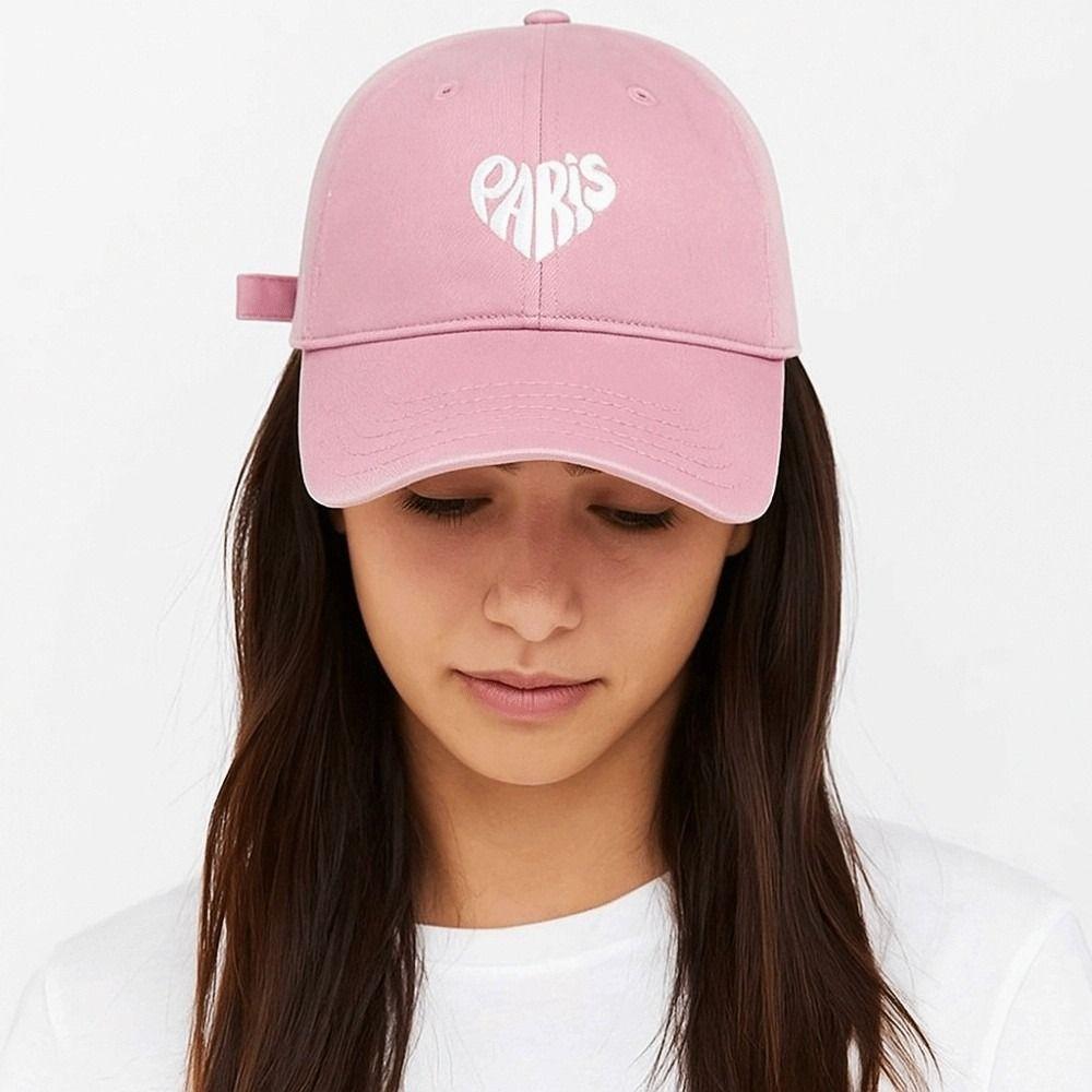 Korean Style Letter Embroidery Baseball Cap Sunscreen Unisex Sunshade Casquette  All Seasons