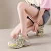 Mesh Breathable Dad Shoes Women's 2025 Summer New Hiking Shoes Platform Whole Versatile Casual Lightweight Sports Shoes