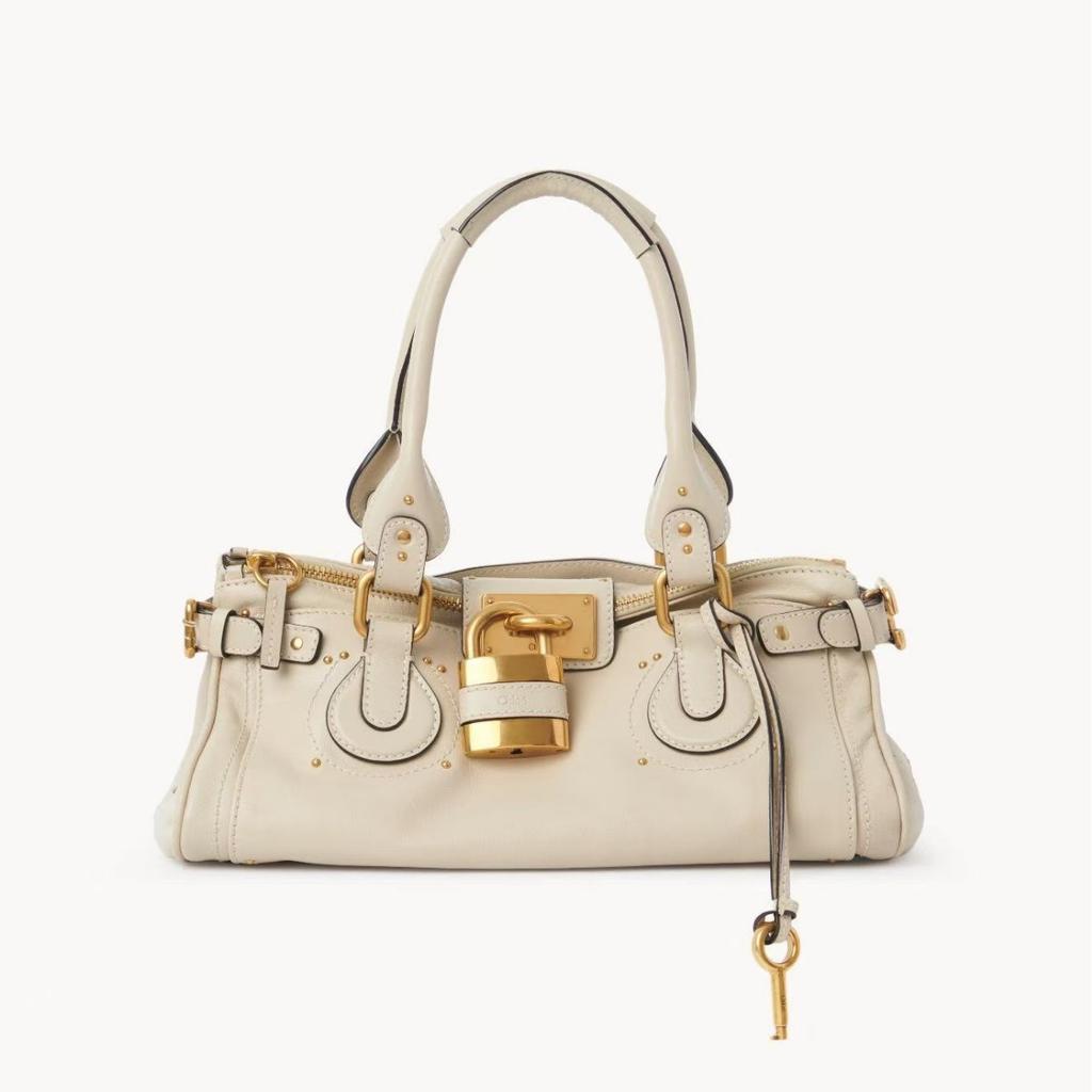 Retro Old Lock Bag Portable Messenger Bag 2025 Autumn and Winter New Women's Bag Hand Carry