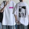 Men Women Funny Tshirt Nana Osaki Goth Manga T-shirt Black Stones Graphic Tops Fashion Hip Hop Y2k Tee Shirt Streetwear Clothes