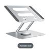 Adjustable Aluminum Alloy Laptop Stand with Cooling Riser and Rotating Feature