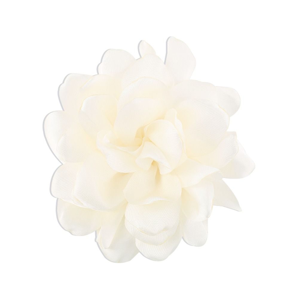 Vintage Fabric Rose Flower Pin-up Brooch Fashion 3D Flower Hair Pin New Romantic Rose Brooch