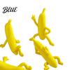 Funny Banana Man Collectibles 4PCS Figurine 3D Printed Character Desktop Desk Accessories for Office Ornaments Novelty Cute Tabletop Decor Toys Home