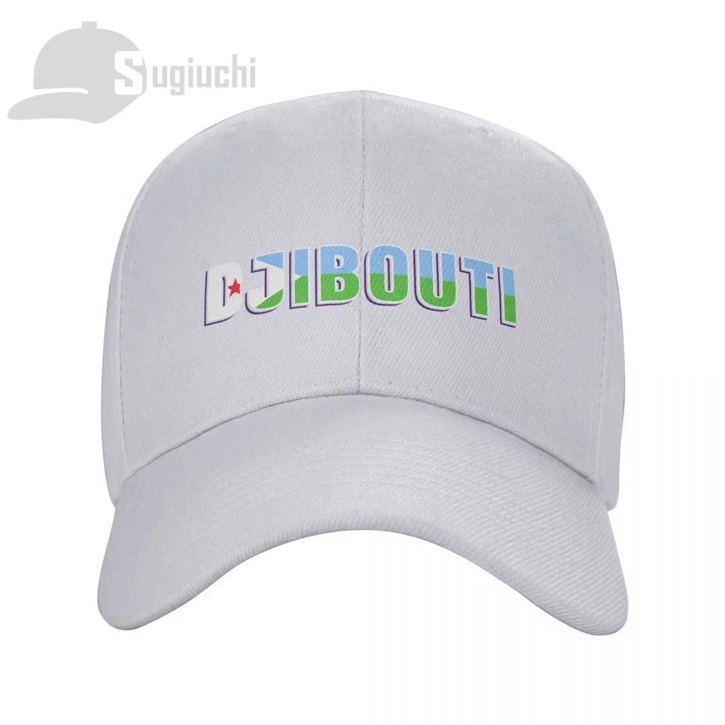 Djibouti Country Flag With Name Baseball Cap Unisex Women Summer Unisex Hip Hop Caps Golf Hat Trucker Caps