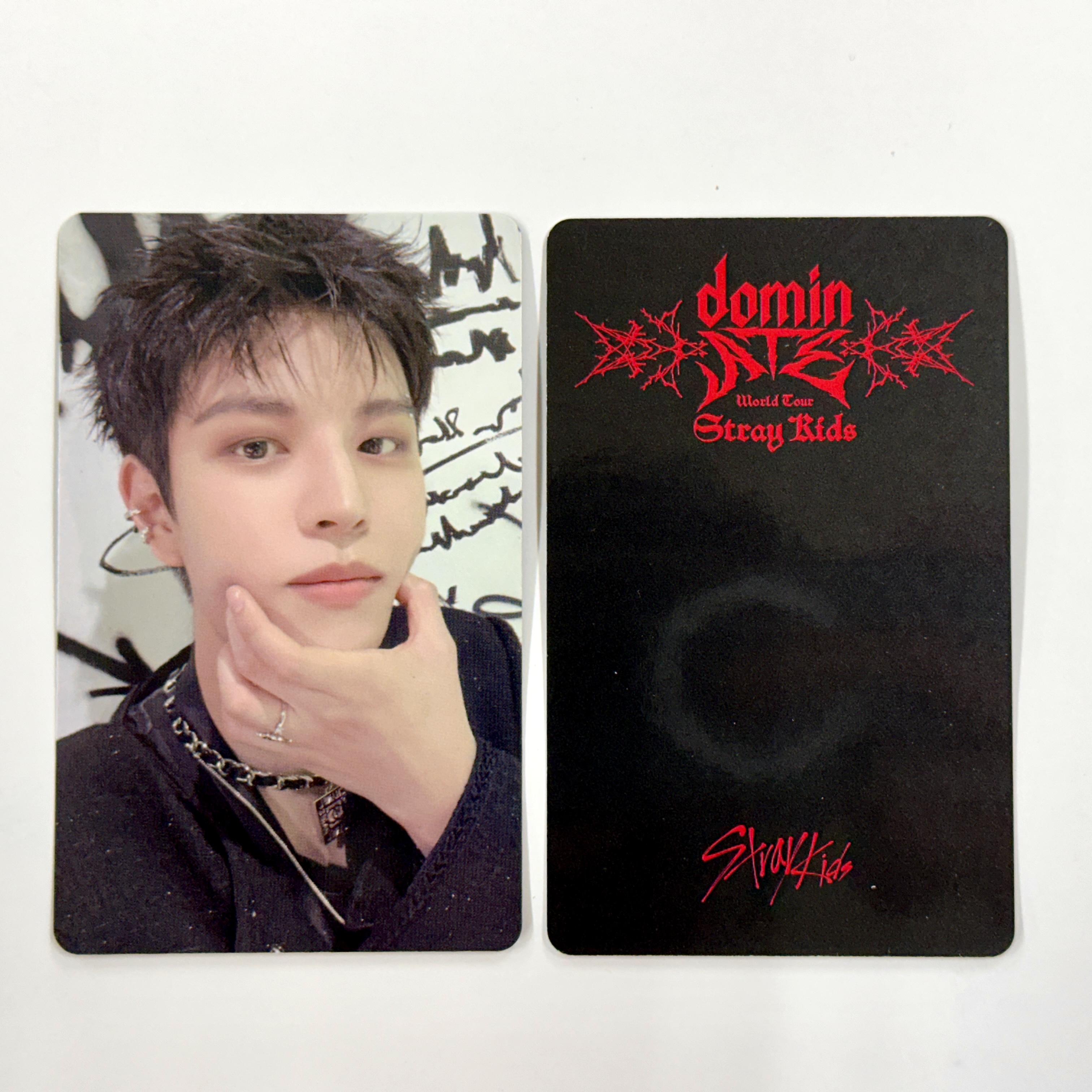 

Мировой тур Stray Kids доминирует в JYP SHOP Специальная фотокарточка Seungmin