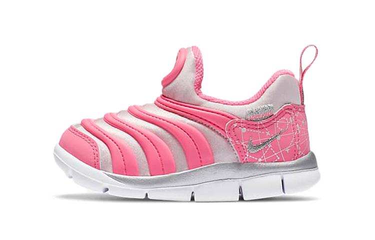 

Nike Dynamo Free Caterpillar Low top Sports Casual Shoes Pink Gray Infant And Toddler DC3273-606 23.5