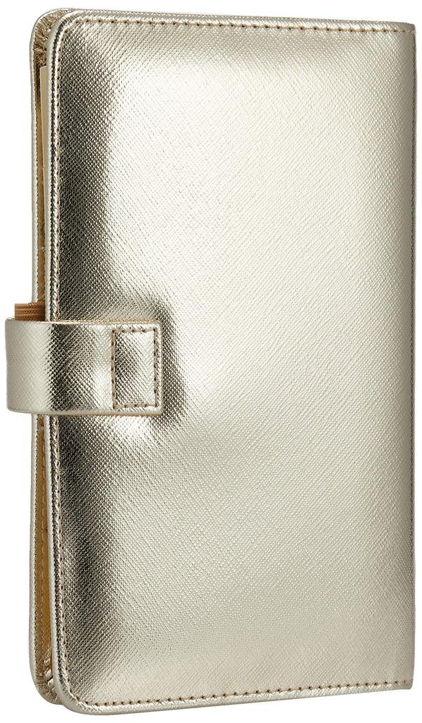 Filofax Saffiano System Planner Compact Gold 022505 (Genuine Imported Product)