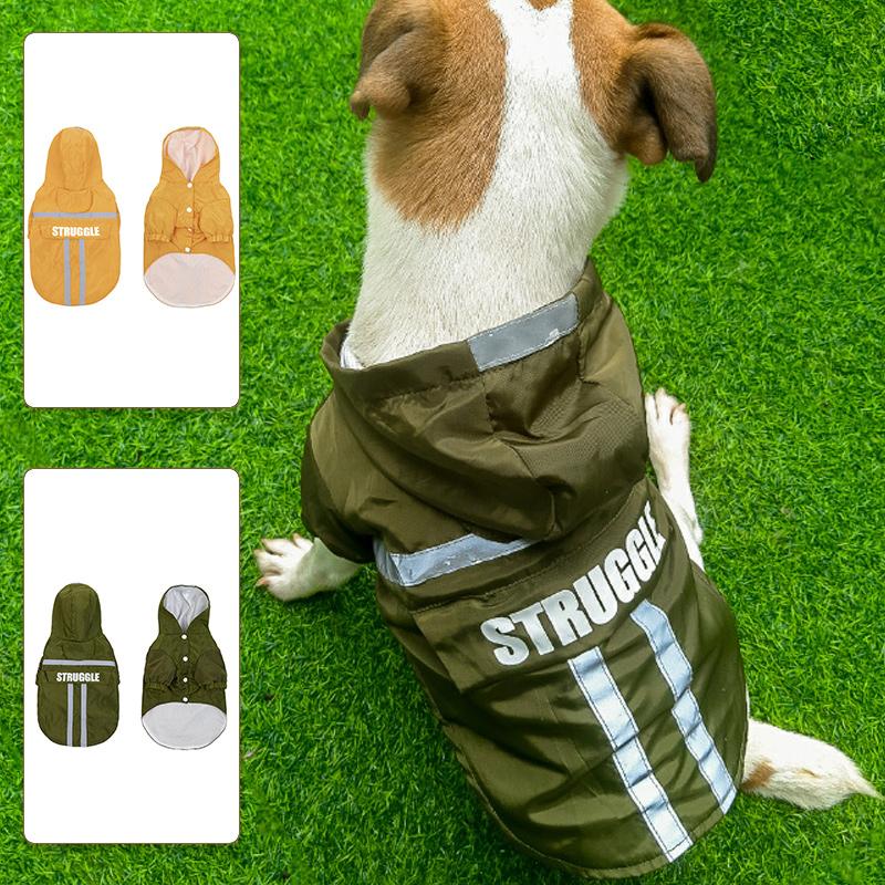 medium dog raincoat