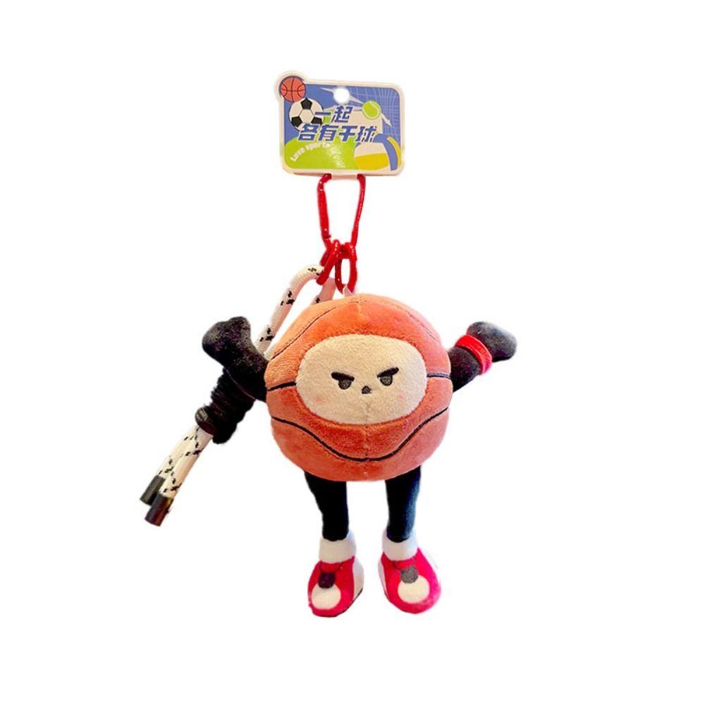 Basketball Baseball Volleyball Plush Pendant Plush Football Plush Key Ring  Children Toys