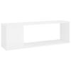 vidaXL TV-Schrank Weiß 100x24x32 cm Holzwerkstoff