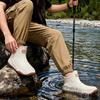 Short rain shoes couple men and women waterproof shoes non-slip rain boots wear-resistant students hiking cycling water boots outdoor wear warm